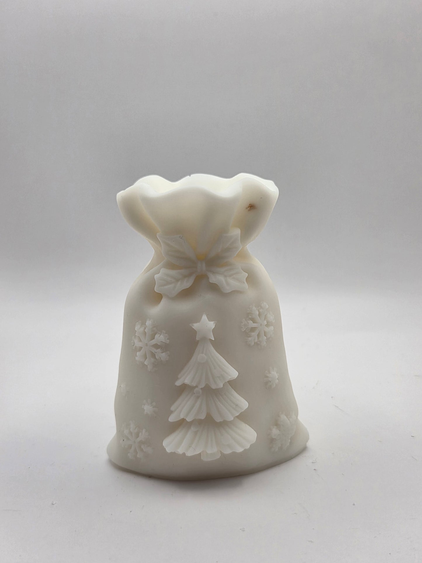 Witte sneeuwzak met sneeuwgeur