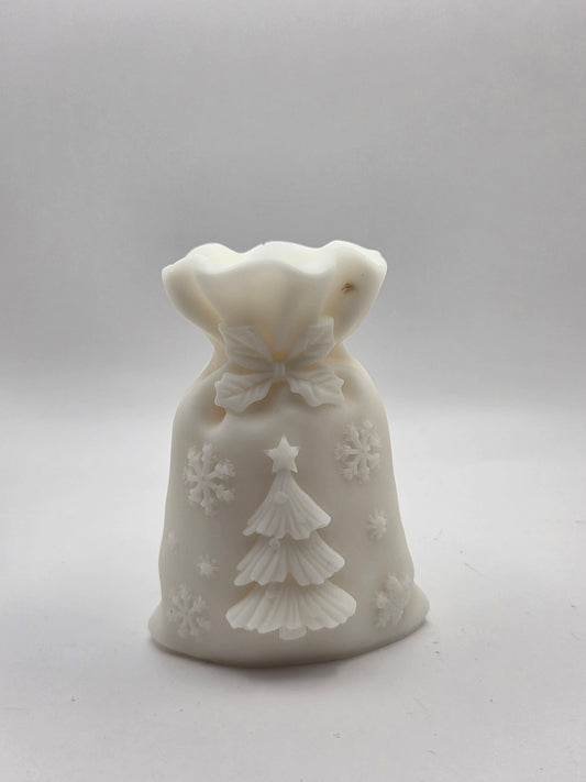 Witte sneeuwzak met sneeuwgeur