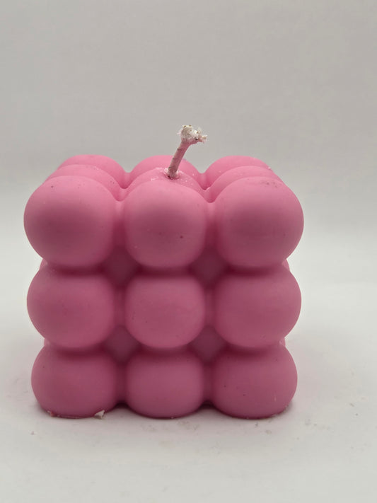 Roze bolletjeskaars