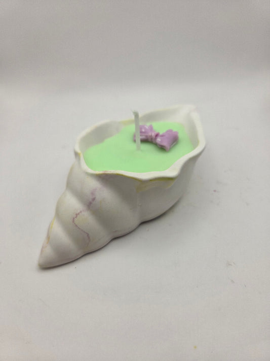 Witte schelp met vanillegeur